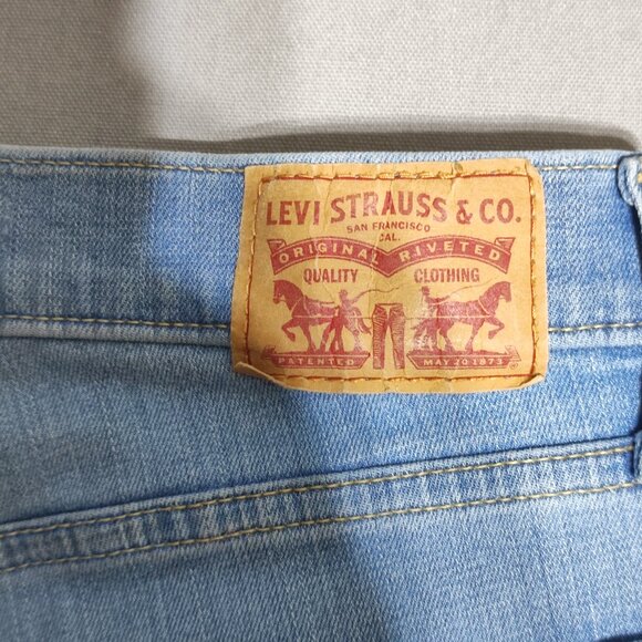 Levi's 311 jeans women's size 27 denim blue colour shaping skinny crop - Picture 5 of 14